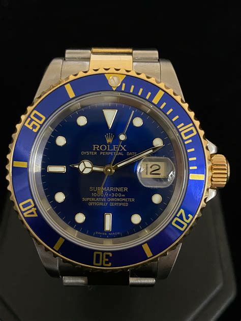 rolex gold blue and black|rolex submariner blue gold price.